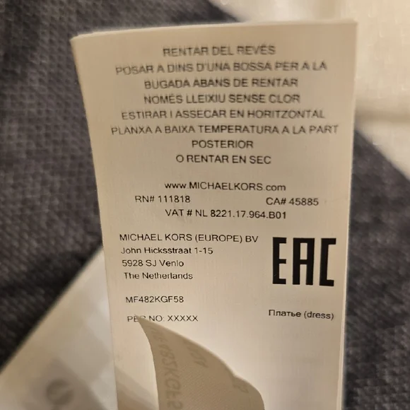 Michael Kors Black and Gray Sheath Maxi Dress Sleeveless - Picture 16 of 16